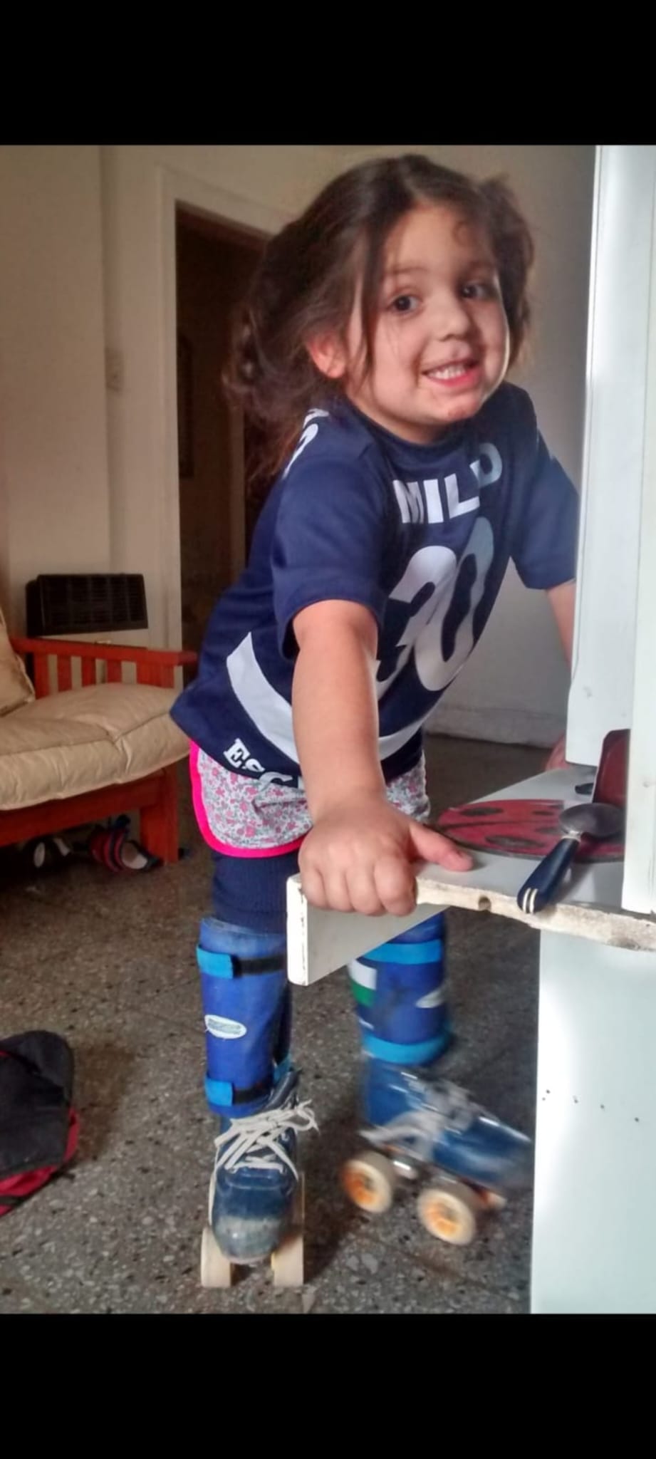 Salma en patines